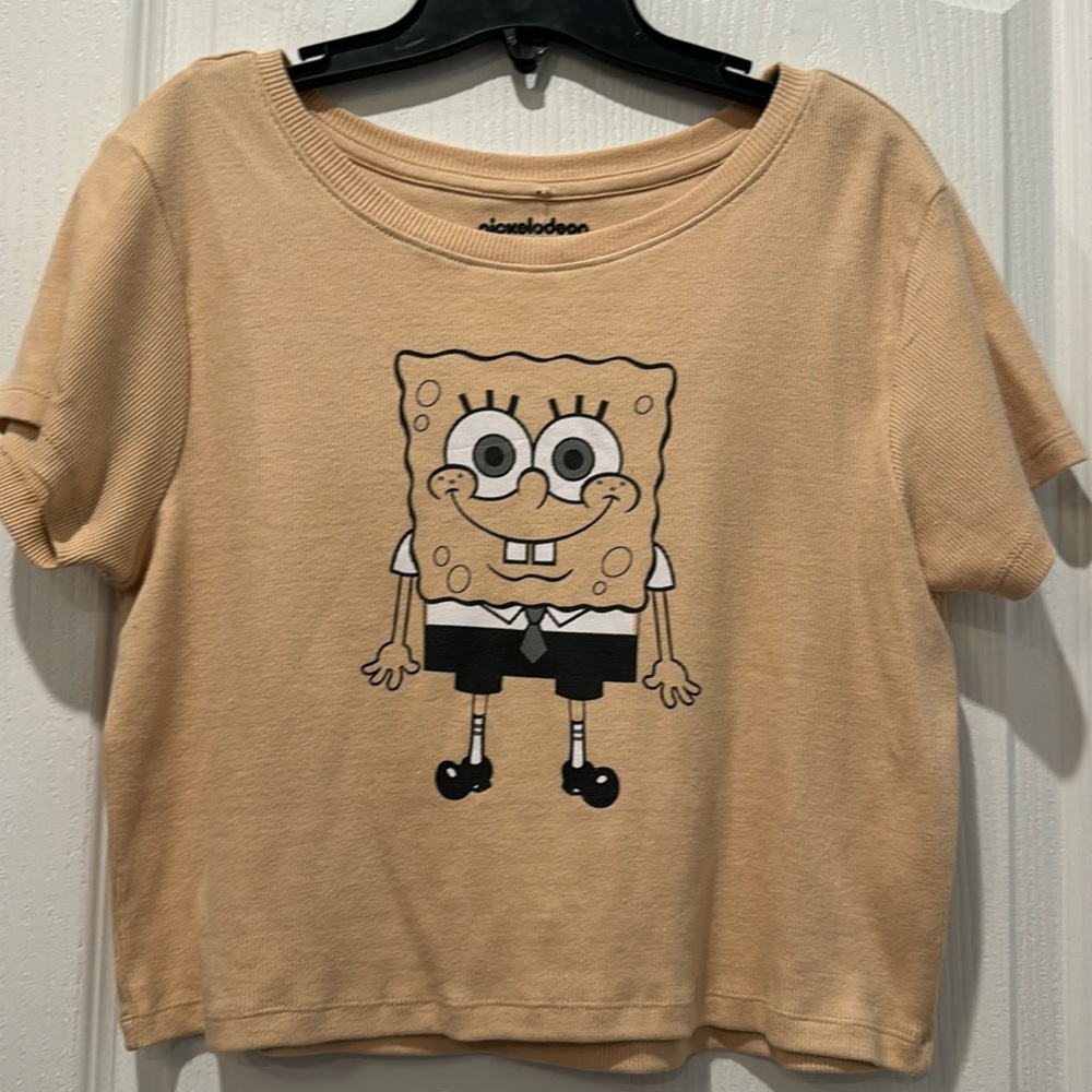 XL Juniors SpongeBob Crop Top